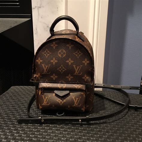 lv palm springs backpack mini size cm